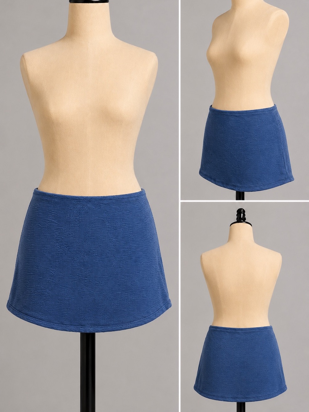 WeWoreWhat blue mini skirt NWT